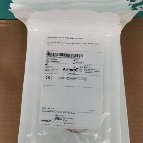 Arthrex AR-8704 Micro SutureLasso TFCC Short 70 Degree Bend